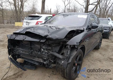 2018 Jaguar F-Pace 25T Premium z USA, uszkodzony, nr VIN SADCJ2FX9JA321948